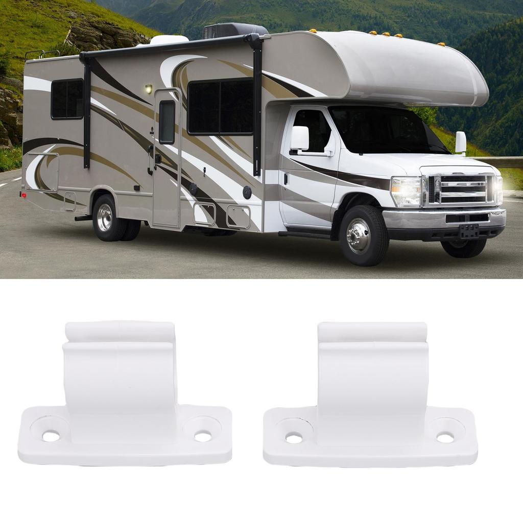 2pcs RV Awning Crank Holder Clip Plastic Awning Crank Rod Wall Mount Bracket for RV Camping Trailer Motorhome