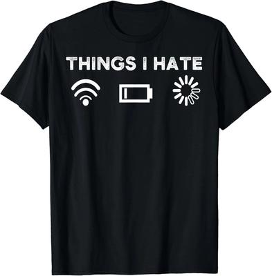 Things I Hate Funny Programmer Gamer Tee Gift Unisex T-Shirt