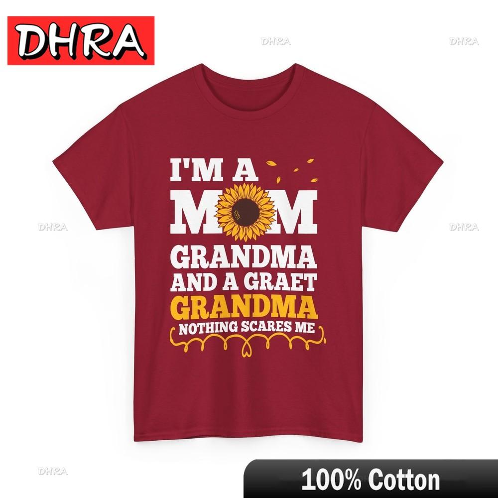 

Grandmother Shirt Im A Mom Grandma and Great Grandma Granny Sunflower Shirt Simple Funny Trendy Tshirts Edgy Cute Chic Clothing S
