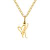 St. Delan Versatile 26-Letter Stainless Steel DIY Necklace Pendant