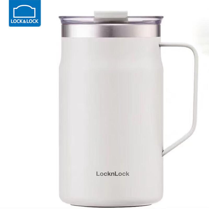 LOCK&LOCK LHC4282 Insulated Stainless Steel Coffee Mug