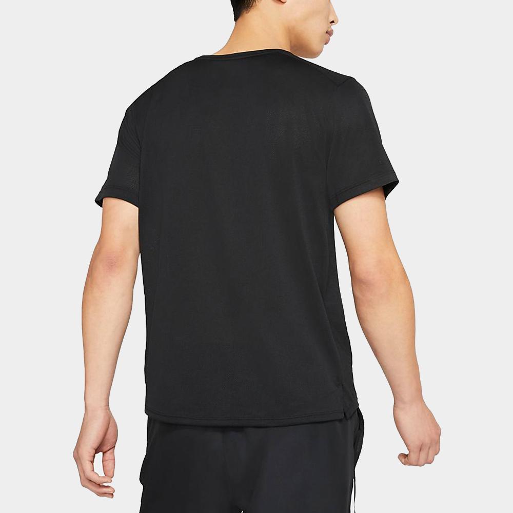 Nike Dri-Fit Running Quick-Dry Printed Short-Sleeve T-Shirt Men Tops Black DA0217-010