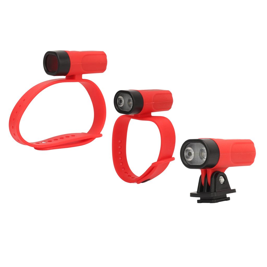 3Pcs USB Rechargeable Wrist Band Torch Wrist Ankle Light Flashlight  Helmet Light Torch Outdoor 