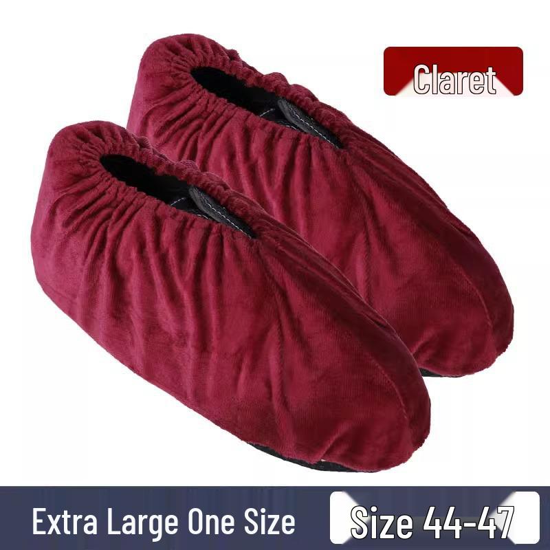 Washable Fleece Anti-Slip Indoor Shoe Covers for Kids