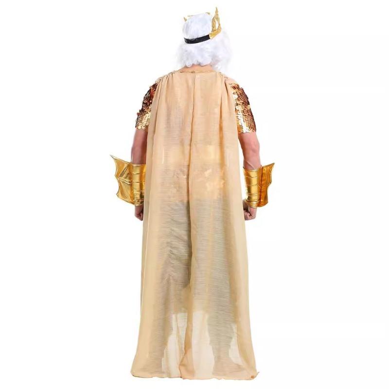 Halloween Mermaid King Fish Adult Couple Mermaid Costume Ancient Cleopatra Pharaoh Performance Costume