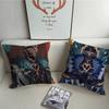 Genshin Impact Capitano Thrain Pillow Case Short Plush Double-sided Print Square Throw Pillow Covers Sofa Home Cushion Decor
