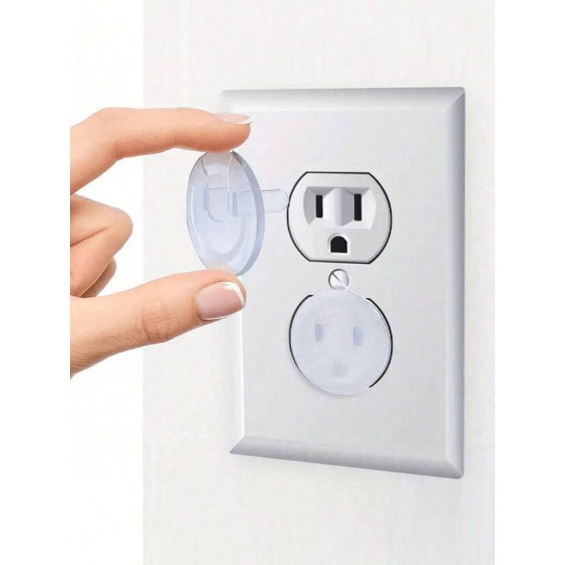 35797 Shock-Proof Socket Cover for Kids - Child Safety Protection 50pcs чистый
