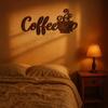 1pc Black Metal Wall Art Hanging Decor for Home Garden Living Room Kitchen Coffee Shop Holiday Gift