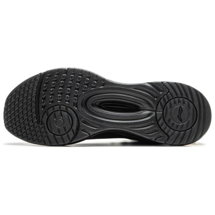 Li Ning Flow Cloud Comfortable Versatile Fashion Trendy Warm Shock Absorbing Wear Resistant Low Top Casual Running Shoes Men Sneaker Black AGLU249-1
