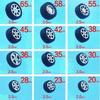 Accessories Four-wheel Toy Diameter 30 Holes 2mm Plastic Wheel New Drive Car Wheels