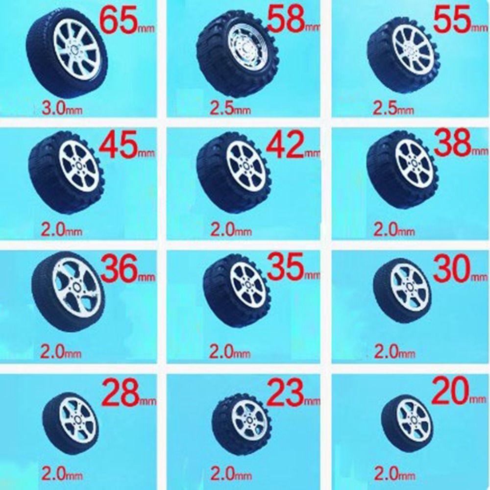 Accessories Four-wheel Toy Diameter 30 Holes 2mm Plastic Wheel New Drive Car Wheels