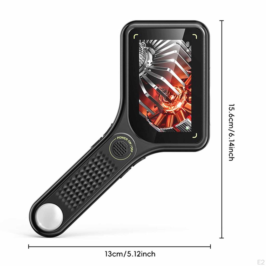 Handheld Digital Microscope with 8 Led,3 inch IPS Screen,500x Multipurpose Sturdy Compatible Window