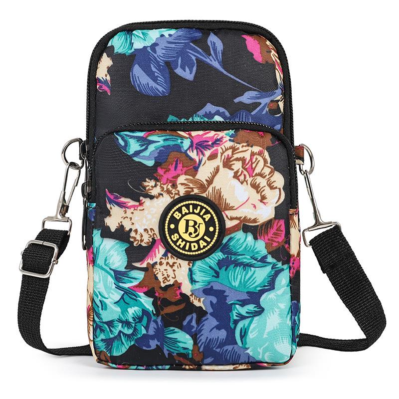 

Женская нейлоновая мини-сумка кроссбоди - Кошелек для мобильного телефона и монет 10*6*18cm