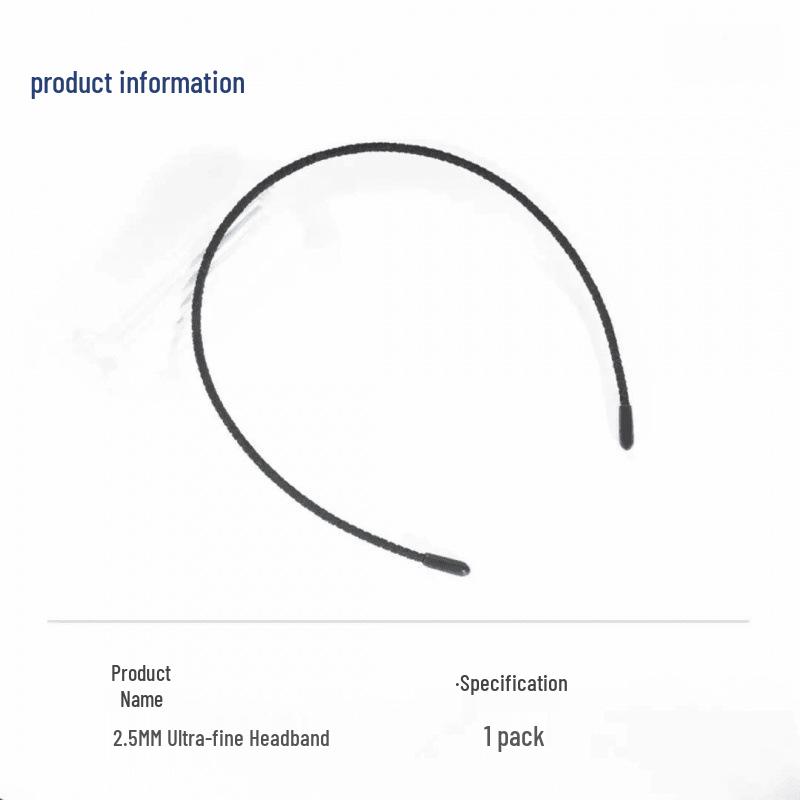 

2.5MM Invisible Headband - Basic Style for Adults & Children, Universal Hair Accessory