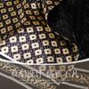 Black Mulberry Silk Men'S Scarf Imitation Silk Silk Scarf Plaid Men'S Middle-Aged And Old Scarf Spring, Autumn And Winter Thin
