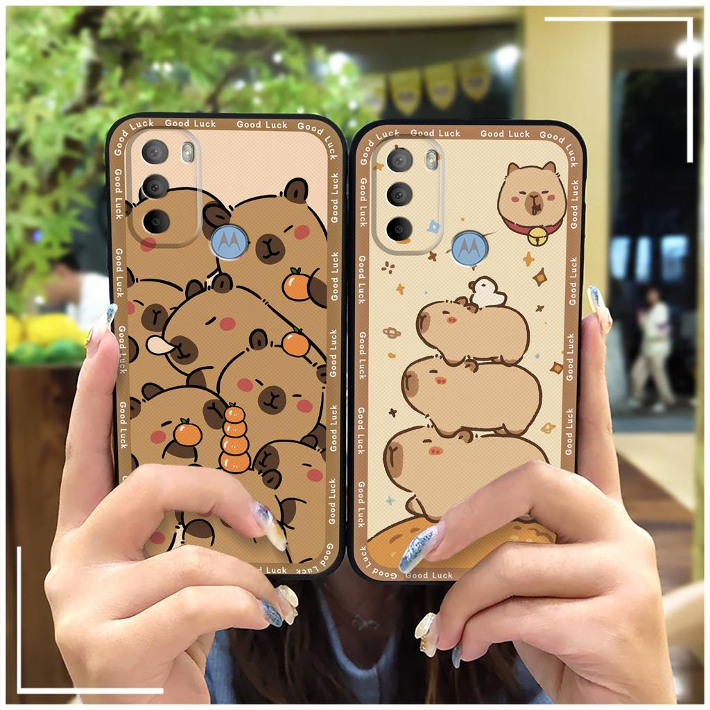 Durable Waterproof Phone Case For MOTO G31 With Fingerprint/XT2173-1 Silicone Dirt-resistant Protective Cartoon Graffiti