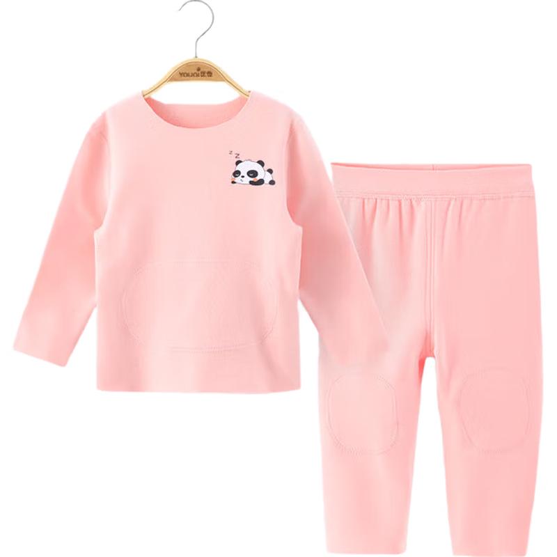 Youqi De Velvet Kids' Thermal Underwear Set
