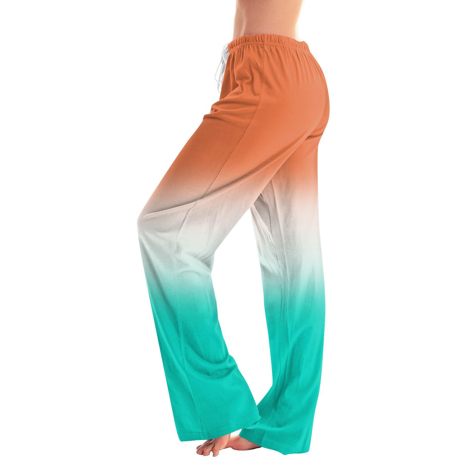 

Женские модные свободные повседневные брюки с градиентным принтом XL