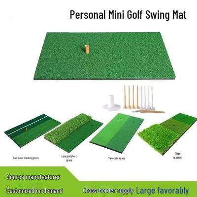 Portable Thickened Golf Hitting Mat for Indoor/Outdoor Practice