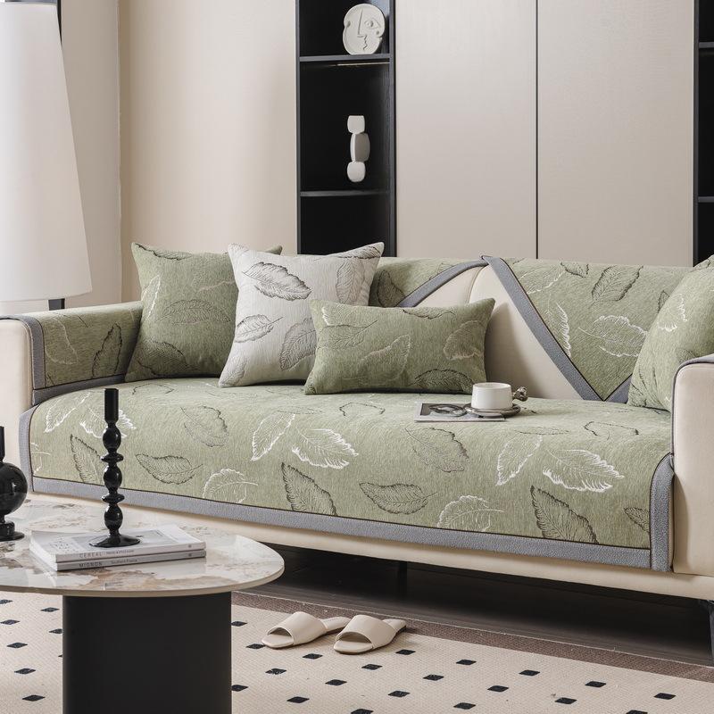 

Подушка для дивана из синели Four Seasons, универсальная легкая роскошная высококачественная подушка, нескользящий чехол для дивана, тканевый чехол 70*70cm