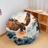 1 Stück Automatischer Faltregenschirm - Mit Adler-Muster, Tragbares & Faltbares Design mit 8 Speichen, Weihnachts-Geburtstagsgeschenke