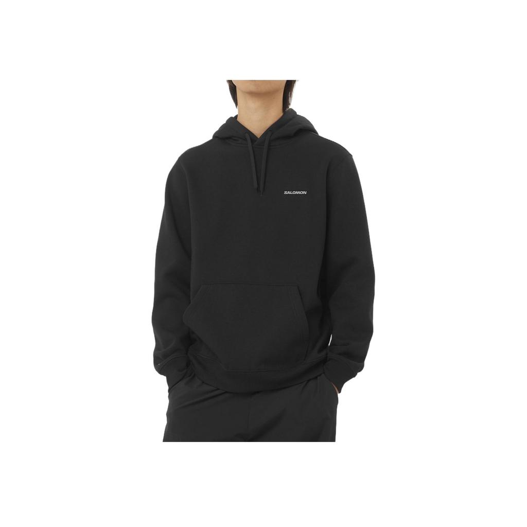 SALOMON Soft Comfortable Breathable Hoodie Men Hoodies Black C25237