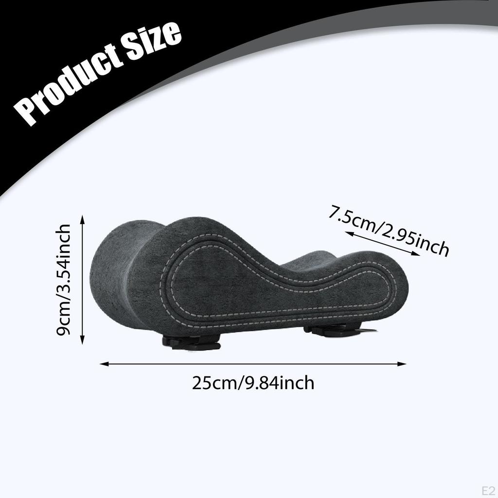 2Pcs Office Chair Arm Covers Elbow Cushion Replacement Soft Home Gaming Protector Washable Armrest