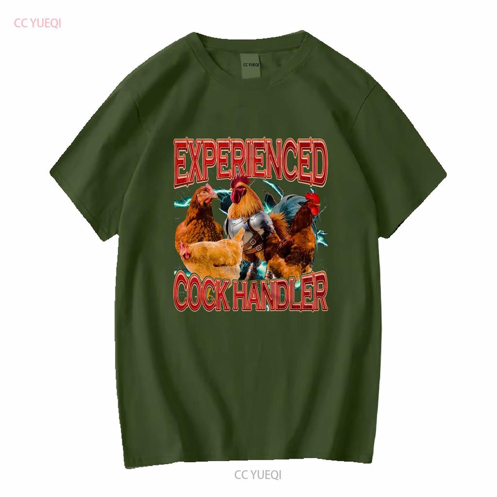 Erfahrener Hahnen-Händler T-Shirt Lustiges Meme Küken Hahn Beleidigender Witz vintage Gewaschen Atmungsaktiv Stilvoll Weich Grafik