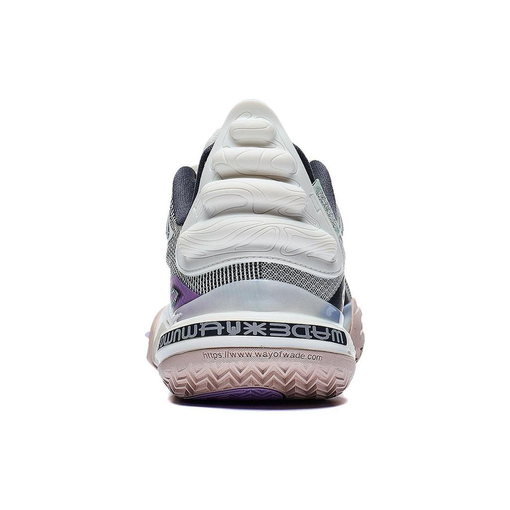 Li Ning Wade All City 11 V2 Cushioning Breathable Support Lightweight Rebound Low Top Basketball Shoes Men's Ivory ABAT093-3