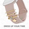Metal Strap Decorative Ring Jewelry Fashion Bracelet Decoration Diamond Charms Ornament for Apple Watch Band