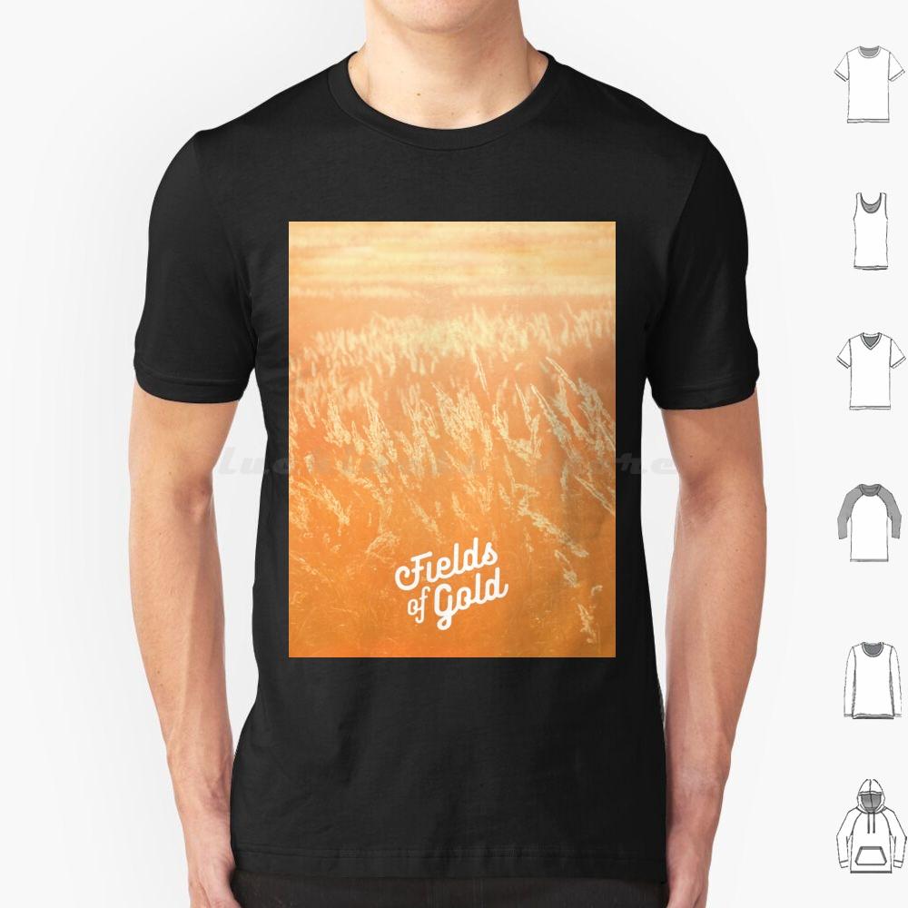 

Fields Of Gold T Shirt 6xl Cotton Cool Tee Field Grass Golden Yellow Gold Reed Autumn Sunset Backlit Orange Fall Zen S