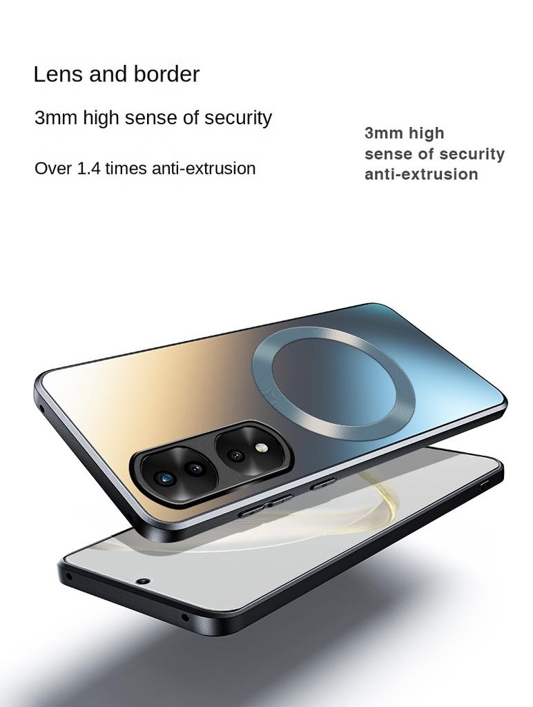 Per Huawei Honor 90 80 70 60 50 Pro Custodia Rigida Opaca Magnetica Ricarica Wireless Cover Posteriore Protettiva Custodia Per Honor X9 9X Guscio