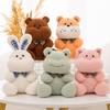 Adorable Plush Rabbit Pig Bear Doll Cute Stuffed Animal Gift For Kids And Collectors