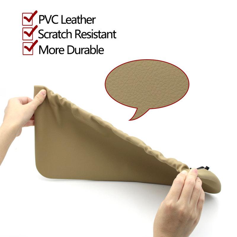 Car Left Right Leather Backrest Storage Pocket Cover Seat Bracket Trim For Mercedes Benz E Class W211 E200 E250 E300 2005-2008