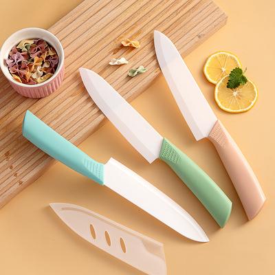 Ceramic Knife Household Fruit Knife Sharp Kitchen Cutting Knife Anti Slip Knife Set Baby Food Peeler Tool