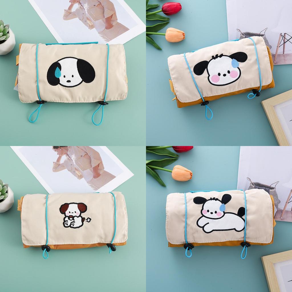 Cute Folding Makeup Bag For Women With Large Capacity And Removable Compartments For Travel And Home Storage