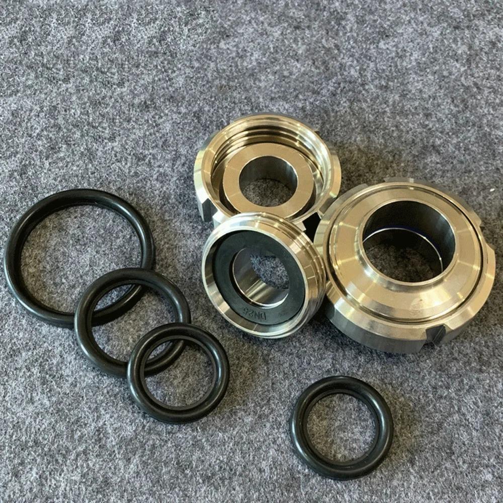 DN10/15/20/25/32/40/50-150 FKM Sealing Gasket Stirp For DIN Standard Weld Union Sanitary Homebrew
