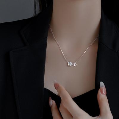 Off-the-plan Necklace Female Collarbone Chain Simple Temperament Light Luxury Design Neck Chain