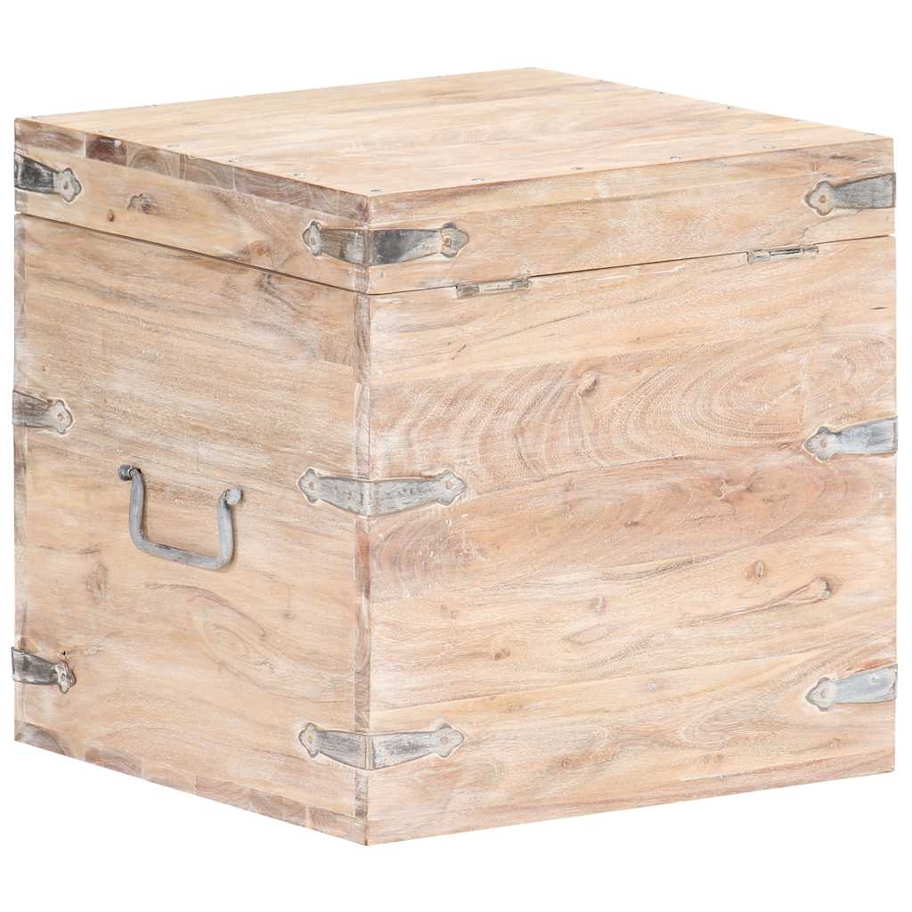 Storage Chest 40x40x40 cm Solid Acacia Wood