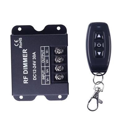 DC12V - 24V 8A LED Single Color Dimmer With RF Remote Controller Brightness Control For LED Spot Lamp Recessed Strip Light