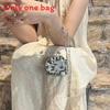 Acrylic Mini Box Bag With Chain Strap And Sequin Embellishments For Casual Travel