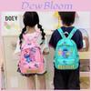 Cute Stitch Angel Lilo Beach Frog Cartoon Printed Children Backpack For Kindergarten And Outdoor Use
