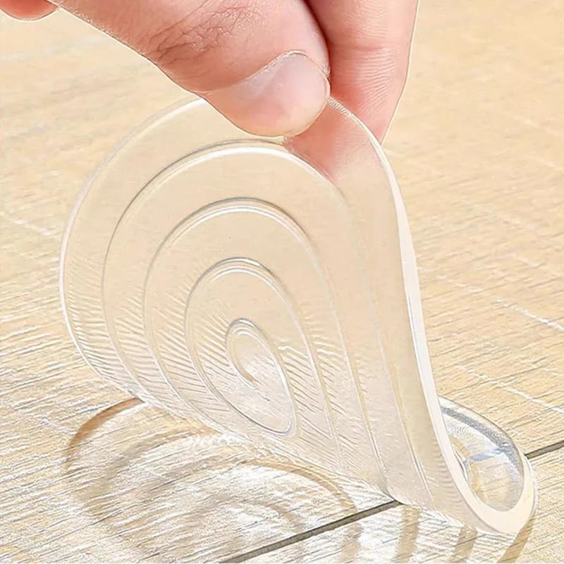 Transparente Silikon Anti-Rutsch-Matte Möbelgleiter Tischbeine Sofafüße PU Klebefolie Wasserdicht Leise Praktische Matte