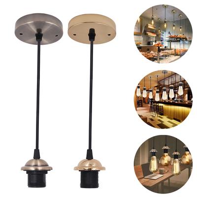 Retro Incandescent Vintage E27 Socket Bulb Holder Pendant Light Lamp Base