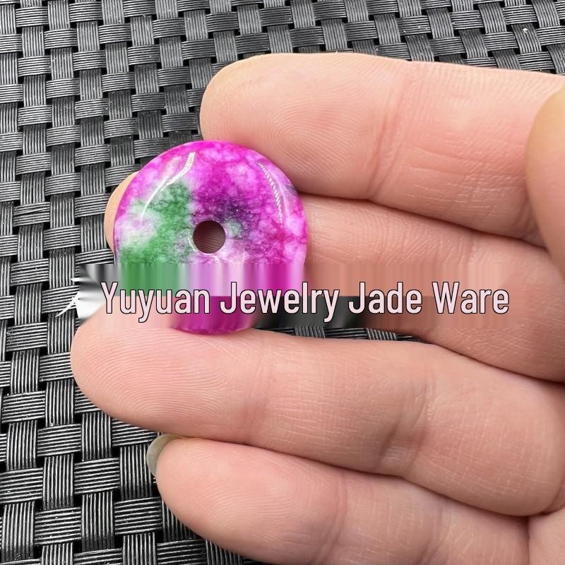 Peach Blossom Jade Buckle Pendant Set: Sugilite, Pink Bracelets, Necklaces, Earrings