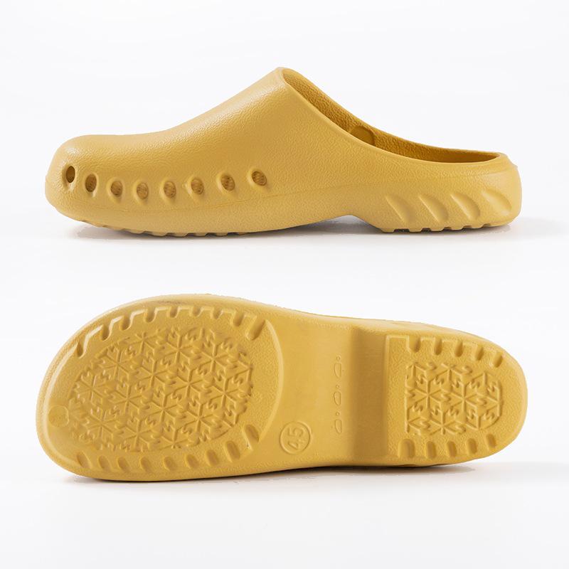 

Non-Slip Cleanroom Slippers - Comfortable Soft Sole for Doctors & Nurses, Unisex 43-44