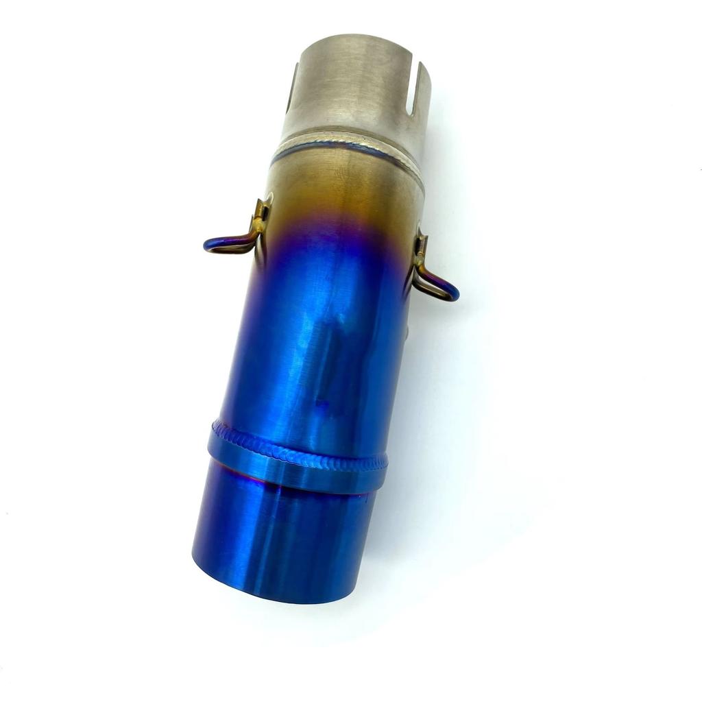 Motorcycle Exhaust Pipe Middle Link For Kawasaki Ninja 400 Z400 Z250 2017-2021 51mm Tubo De Escape Muffler System Accessories