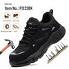 Men's Breathable Steel Toe Safety Shoes: Anti-Smash, Anti-Puncture, Wear-Resistant, Comfortable Summer Protection Footwear
