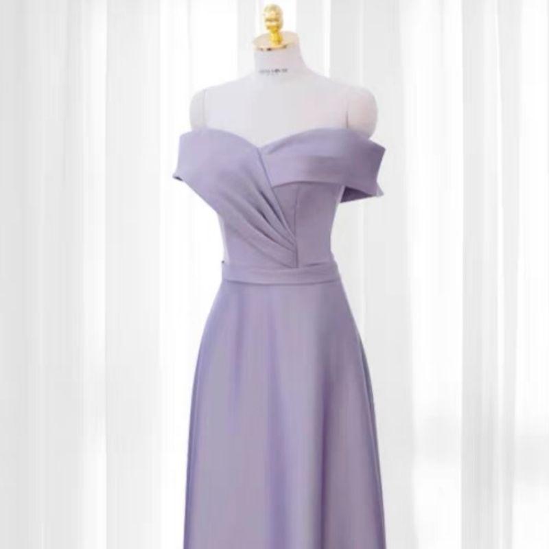 2025 Purple Bridesmaid & Evening Dress for Women