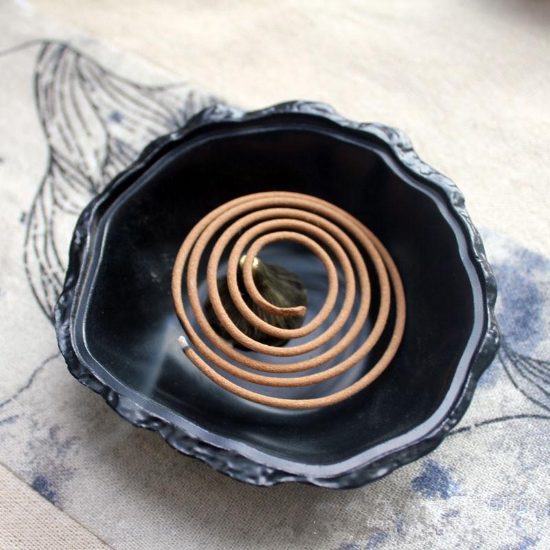 Retro Creative Zinc Alloy Lotus Incense Burner Home Decor Handcrafts Coil Censer Holder Religious Articles Office Ornaments